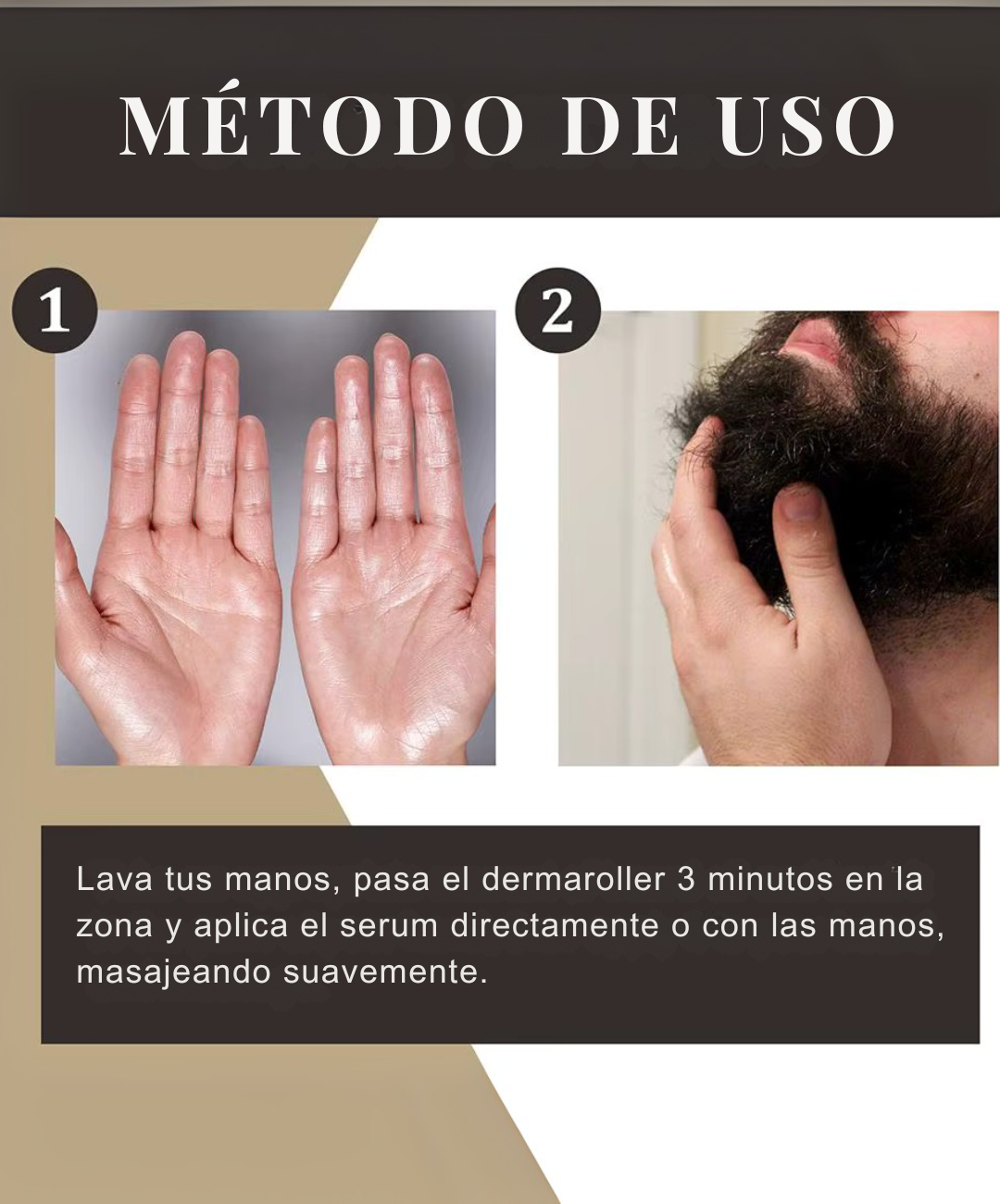 Tónico Para Barba + Roller Gratis